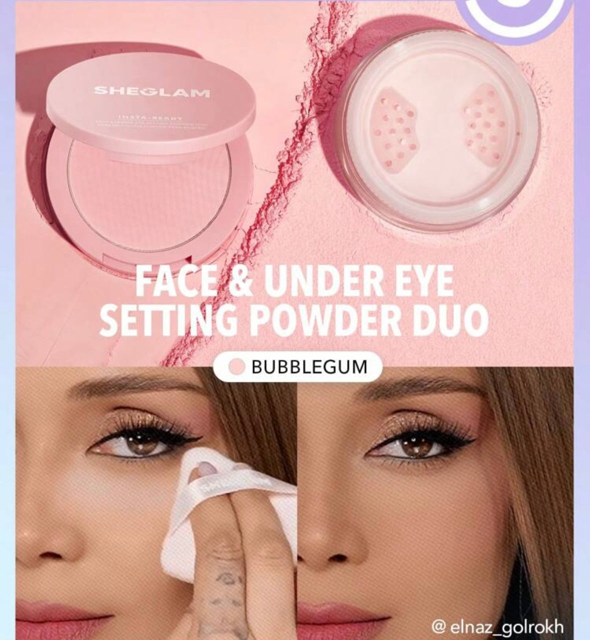 SHEGLAM Instant Ready Face & Under Eye Setting Powder Duo