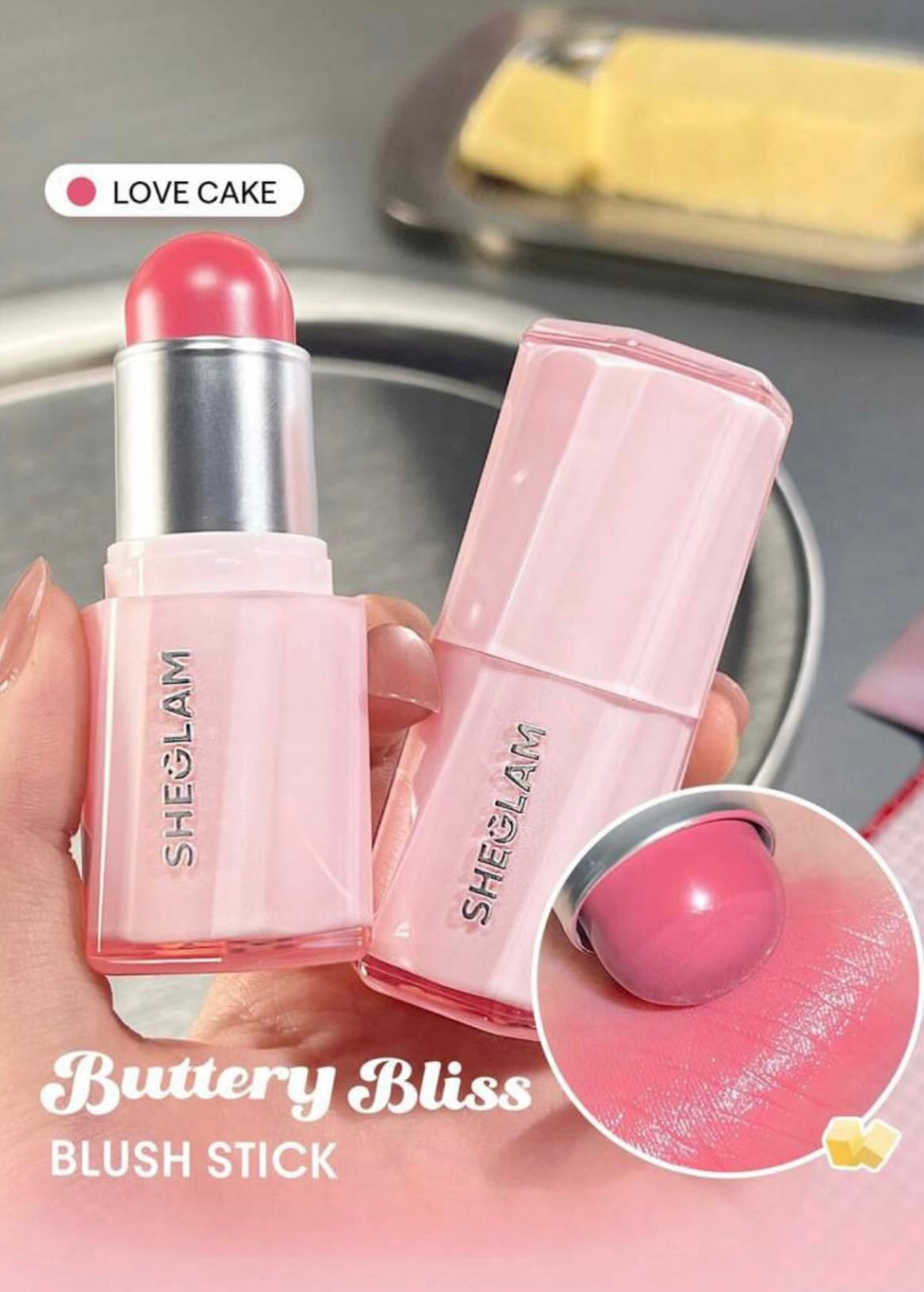 Sheglam love cake blush stick