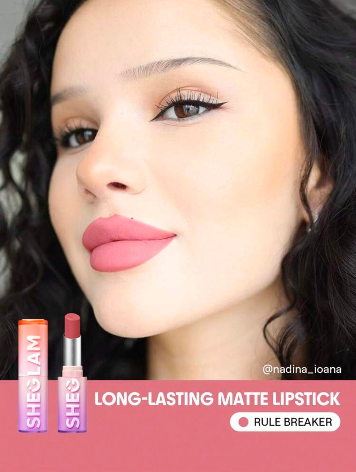 Sheglam long lasting matte lipstick