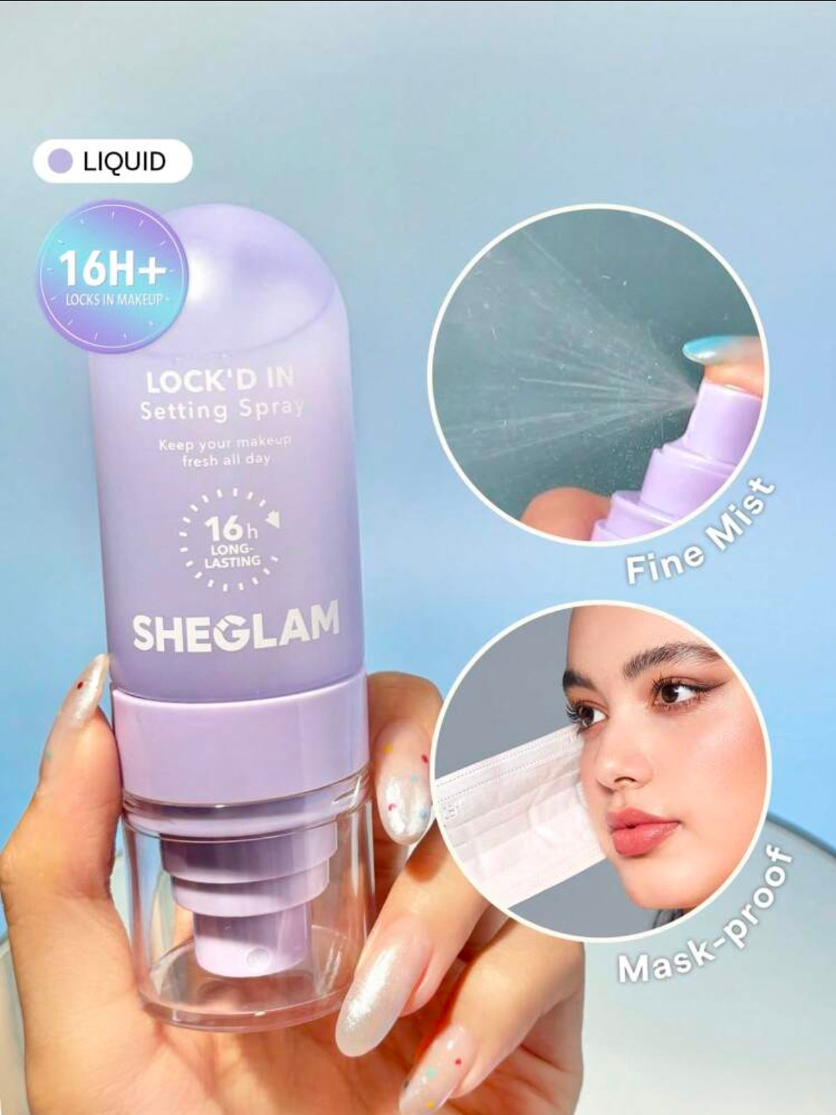 Sheglam setting spray